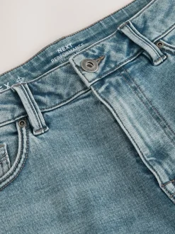 Bleu clair - Ajustement droit - Jean Motionflex