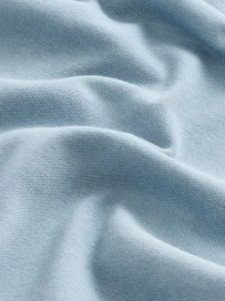 Bleu clair - Coupe ample - T-shirt épais