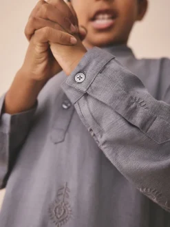 Bleu clair - Eid Kurta (3mths-16yrs)