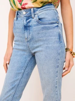 Bleu clair - Jean slim super doux