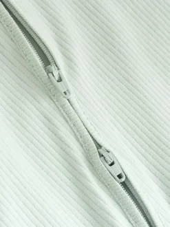 Bleu clair - Lot de 3 dors-bien bébé en coton sans pieds à fermeture éclair bidirectionnelle (0mois-3ans)