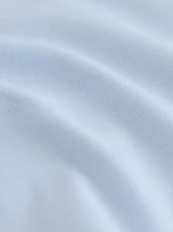 Bleu clair - Manches longues Chemises à bordures intelligentes (3-16yrs)