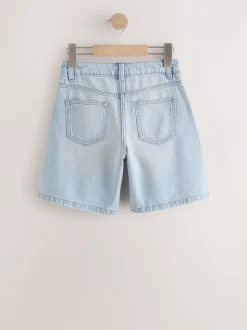 Bleu clair - Shorts en Denim Décontractés (3-16ans)