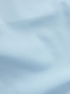 Bleu clair - Skinny Fit (Skinny Fit) - Chemises intelligentes faciles d’entretien à poignets simples