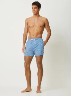 Bleu clair - T-shirt de bain BOSS Vibe imprimé