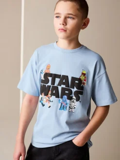 Bleu clair - T-shirt Star Wars (3-16ans)