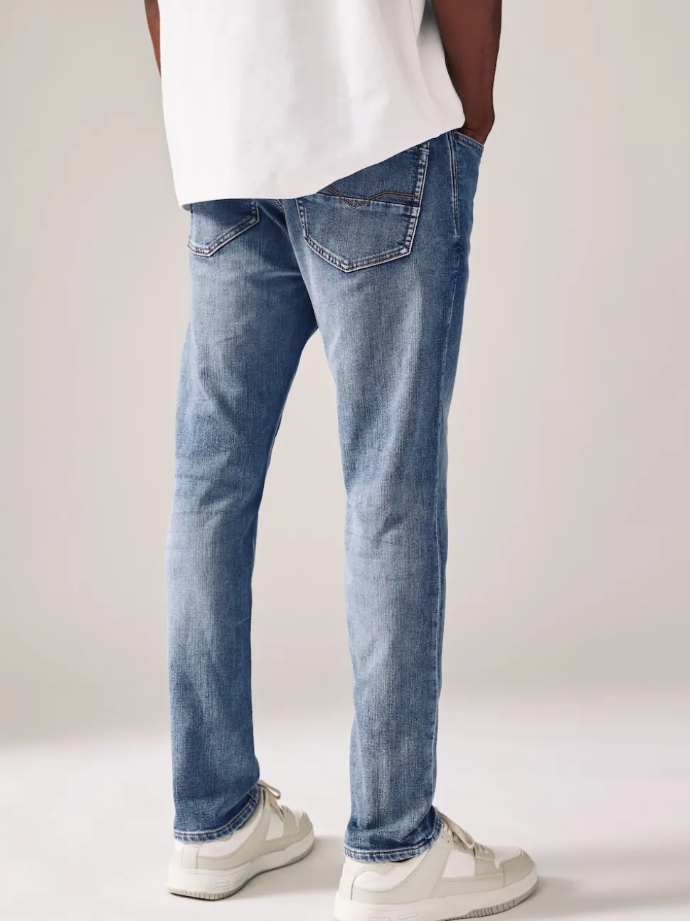 Bleu clair vintage - Skinny Fit (Skinny Fit) - Jeans stretch de confort