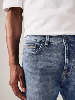 Bleu clair vintage - Skinny Fit (Skinny Fit) - Jeans stretch de confort