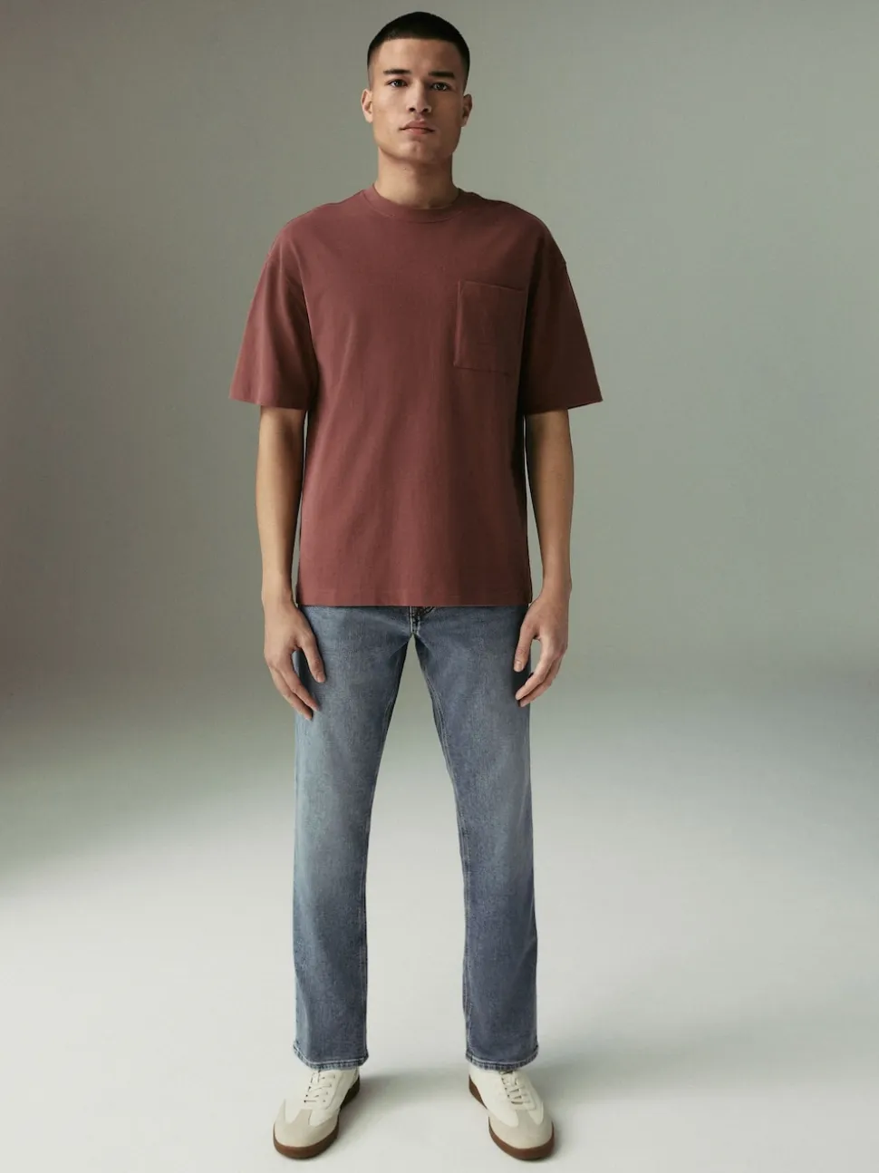 Bleu clair vintage - Slim Fit (Slim Fit) - Jeans stretch de confort