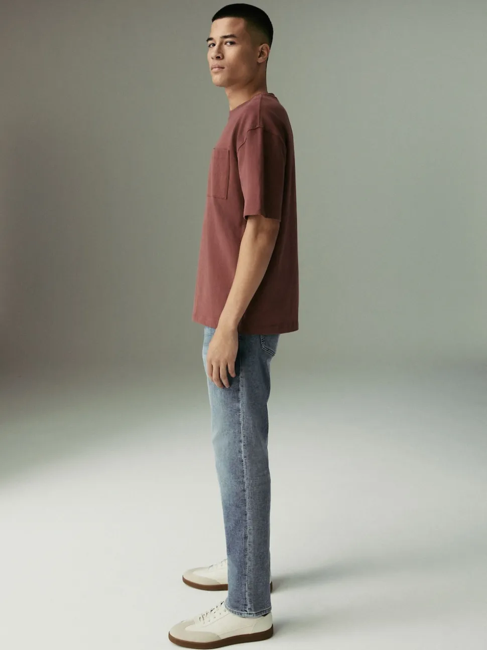 Bleu clair vintage - Slim Fit (Slim Fit) - Jeans stretch de confort