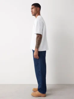 Bleu classique vintage - Coupe ample - délavé vintage Denim Jeans