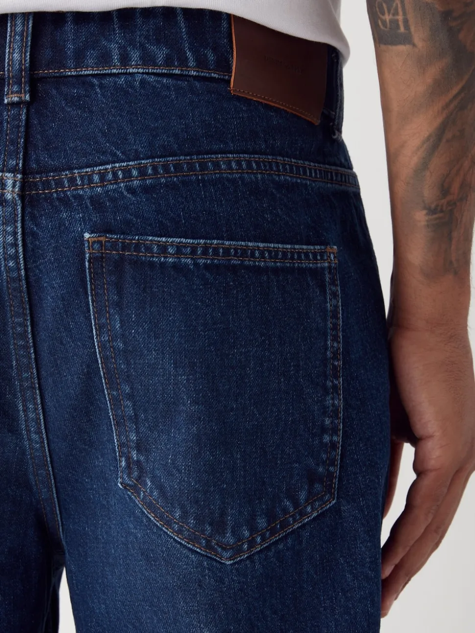 Bleu classique vintage - Coupe ample - délavé vintage Denim Jeans