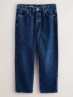 Bleu classique vintage - Coupe ample - délavé vintage Denim Jeans