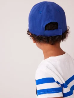 Bleu cobalt - Casquette en toile 100% coton 1-16 ans (3mois-16ans)