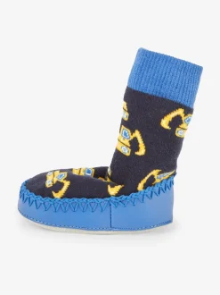 Bleu cobalt - Chaussettes mocassins JoJo Maman Bébé