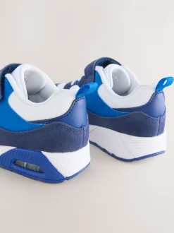 Bleu cobalt - Entraîneurs en dentelle élastique