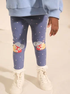 Bleu coccinelle - Leggings embellis (3mths-7yrs)