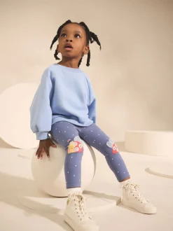 Bleu coccinelle - Leggings embellis (3mths-7yrs)