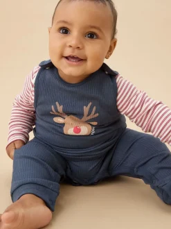 Bleu de ciel - Salopette MORI super douce