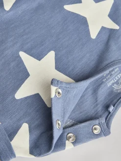 Bleu de sarcelle - 100% Coton Peignoirs Bébé 4 Lot