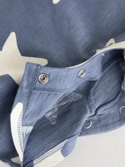 Bleu de sarcelle - 100% Coton Peignoirs Bébé 4 Lot