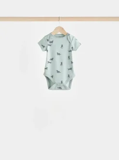 Bleu de sarcelle - Bébé 100% coton Corps 7 Lot