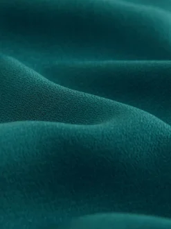 Bleu de sarcelle - Chemisier manches longues à col V