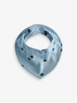 Bleu de sarcelle - 5{Paquet Dribble Bébé 100% Coton BIBS