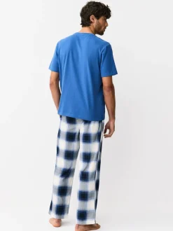 Bleu de sarcelle - Pyjama confortable à manches courtes Motionflex