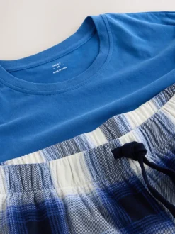 Bleu de sarcelle - Pyjama confortable à manches courtes Motionflex