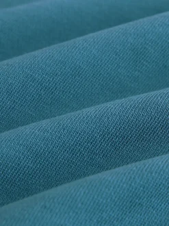 Bleu de sarcelle - T-shirt épais décontracté à manches longues (3-16ans)