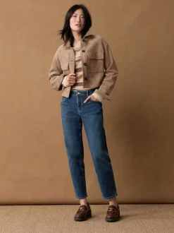 Bleu d'encre - Jean stretch Mom Comfort