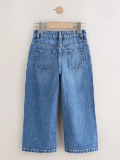 Bleu denim moyen - Jeans à jambe large (3-16ans)
