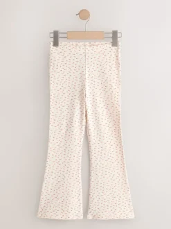 Bleu ditsy/rouge - Leggings évasés (3-16ans)