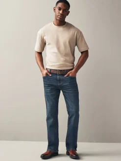 Bleu délavé - Bootcut - Jean authentique ceinturé