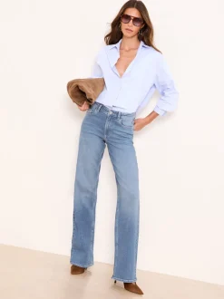 Bleu délavage moyen - Jeans Lipsy Ample