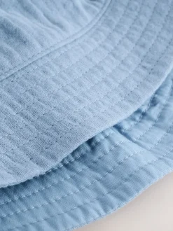 Bleu et beige - Paquet de bonnets pour bébé 2 (0mois-2ans)