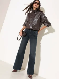 Bleu et noir en jean - Jean ample Friends Like These X Lucy Mecklenborgh pour tous les jours