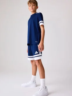 Bleu foncé - adidas Squadra 25 Kids Shorts