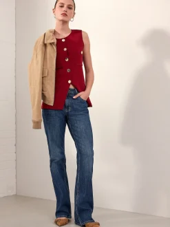 bleu foncé - Authentic Bootcut Jeans