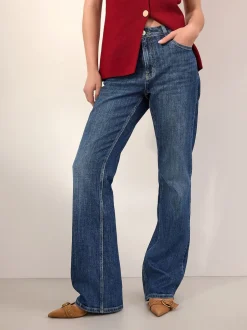 bleu foncé - Authentic Bootcut Jeans