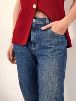 bleu foncé - Authentic Bootcut Jeans