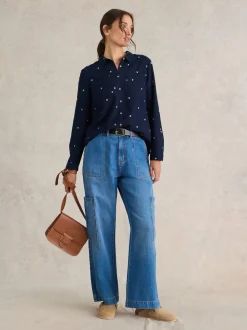 bleu foncé - Chemise White Stuff Sophie