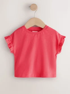 bleu foncé - Combinaison et T-shirts en Denim imprimé cerise (3mois-7ans)