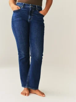 bleu foncé - Jean bootcut extensible en denim Hourglass