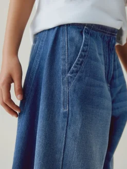 bleu foncé - Jeans Barrel (3-16ans)