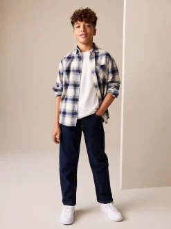 Bleu foncé - Jeans extensibles (3-17yrs)