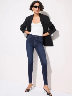 bleu foncé - Jeggings taille haute Friends Like These