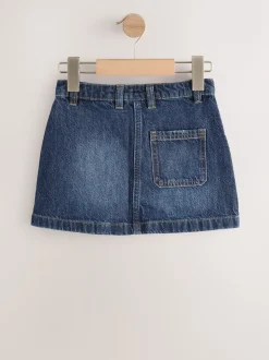 bleu foncé - Jupe en Denim (3-16ans)