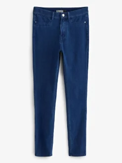 bleu foncé - Leggings Jersey Denim